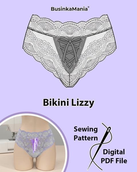 Schnittmuster für Bikini Lizzy
