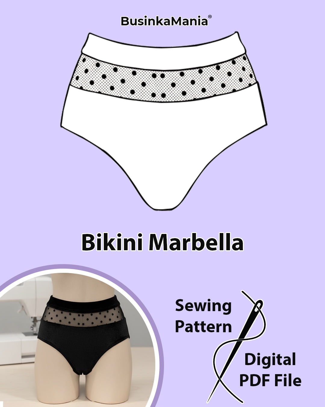 Bikini-Marbella-Schnittmuster