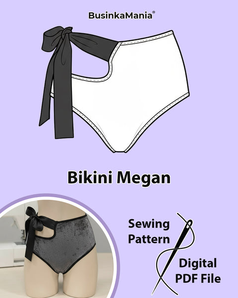 Bikini-Megan-Schnittmuster