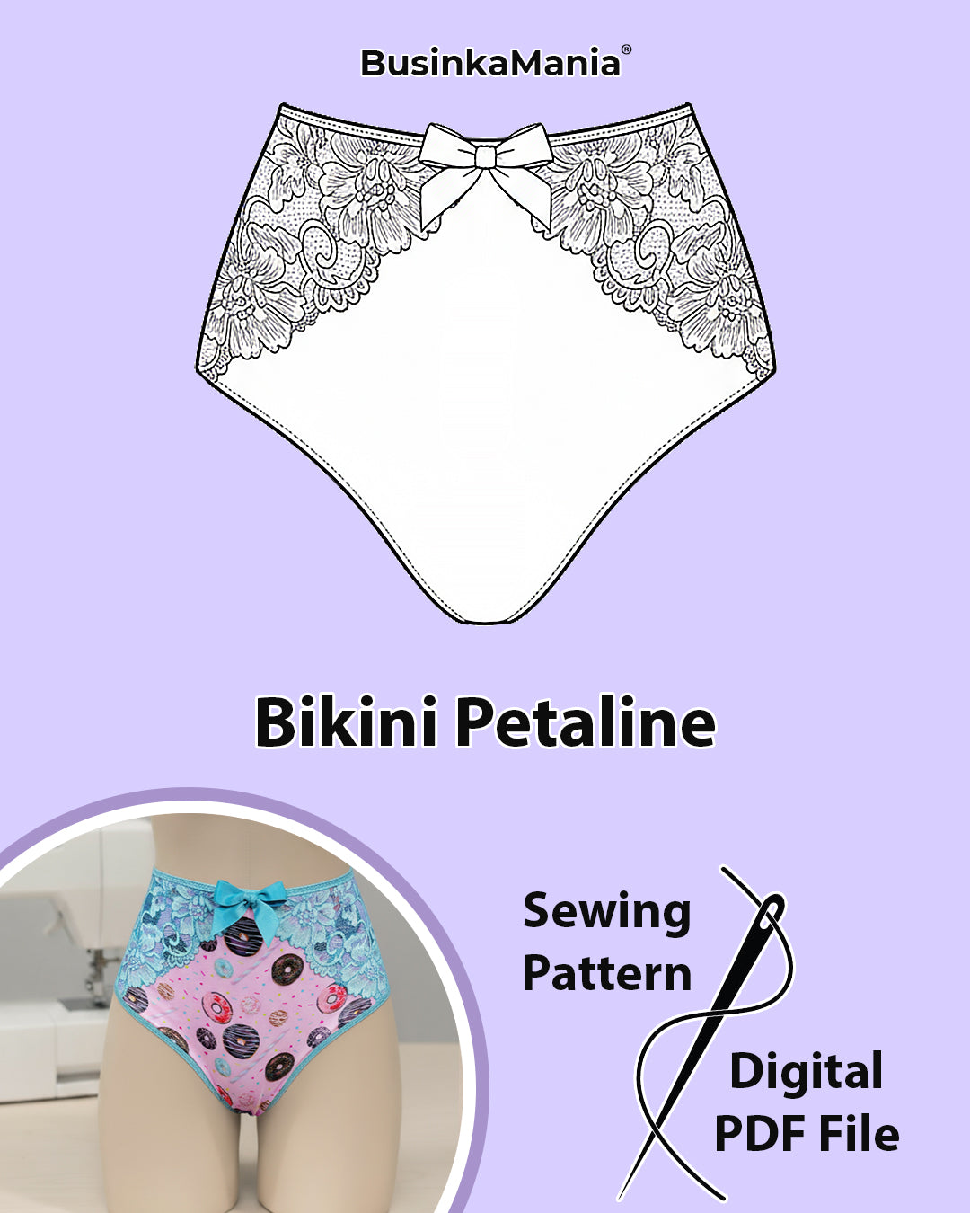 Bikini-Petaline-Schnittmuster