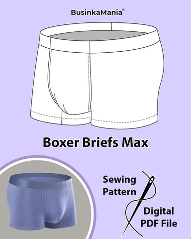 Make Men's Boxer Briefs With Sewing Pattern – Easy DIY Craft Project