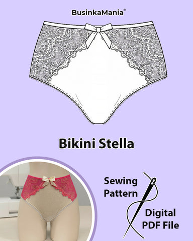 Patrón de costura Bikini Stella