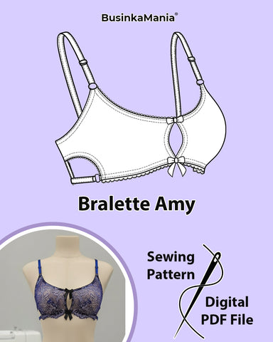 Bra "Amy" – Beginner-Friendly Bralette Sewing Pattern