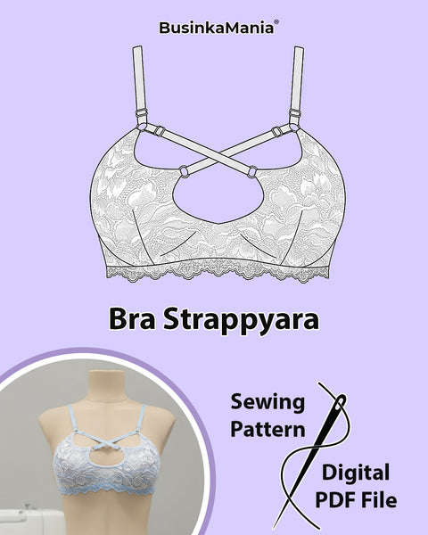 DIY Bralette "Strappyara" – Lingerie, Swimwear, Activewear + Tutorial