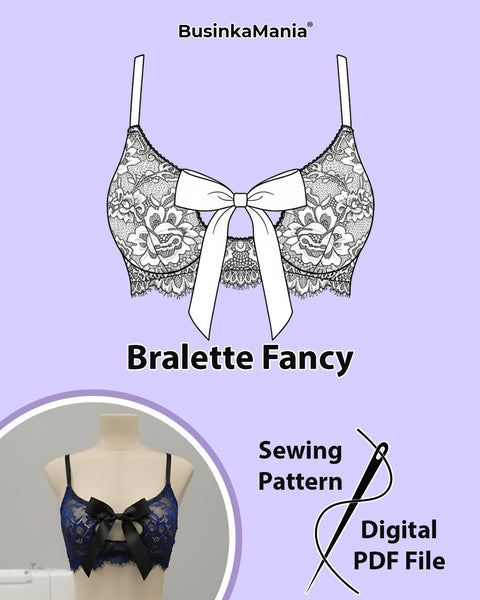 Make DIY Beginner-Friendly Bra “Fancy” With Sewing Pattern