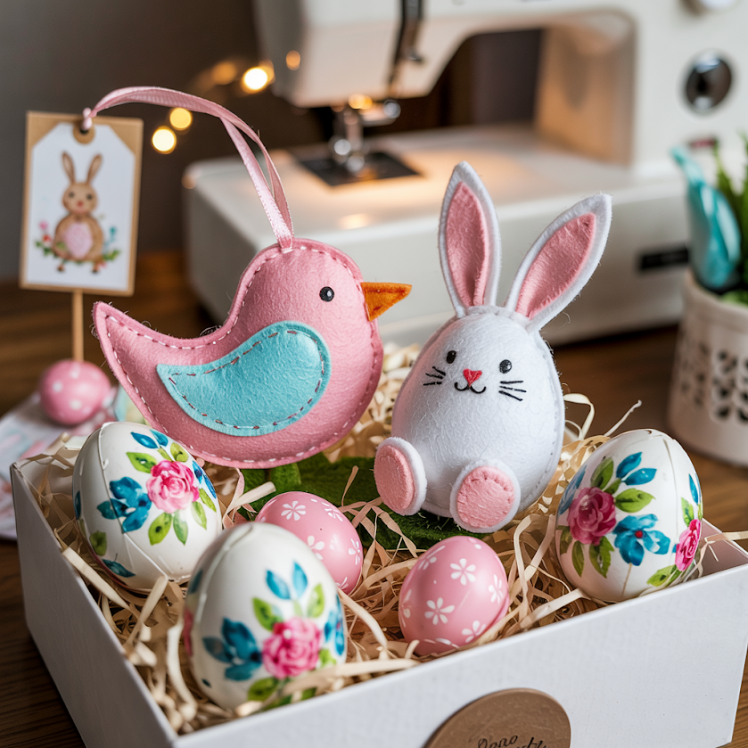 Cute Bunny Felt Sewing Pattern With Instruction – BusinkaMania Cute Bunny Felt Sewing Pattern With Instruction – BusinkaMania