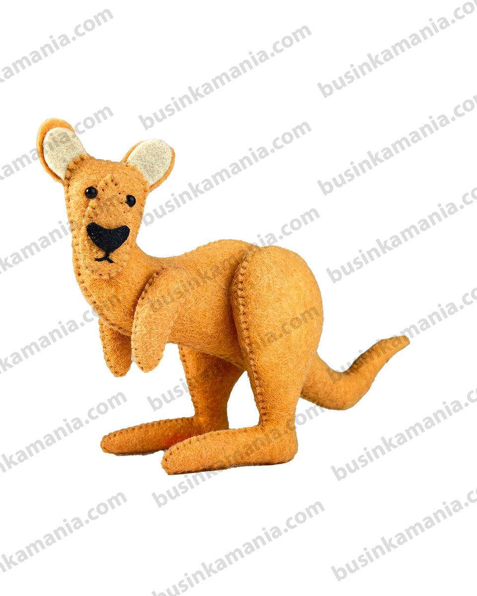 Kangaroo 1 Felt Toy Sewing Pattern – BusinkaMania