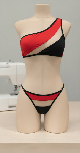 Set - Bikini + Top ColourBlock - Sewing Pattern