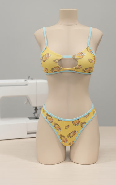 Set - Thong Satinelle + Top Fancy - Sewing Patterns