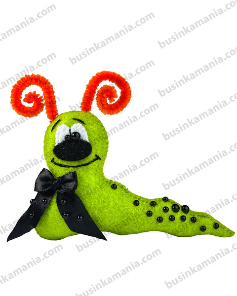 Padrão de costura de brinquedo de feltro Slug 1