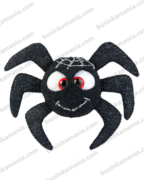 Patrón de costura de juguete de fieltro Spider 1
