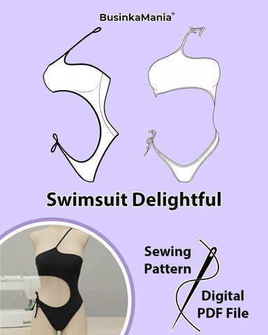 Swimsuit Bodysuit Delightful Sewing Pattern