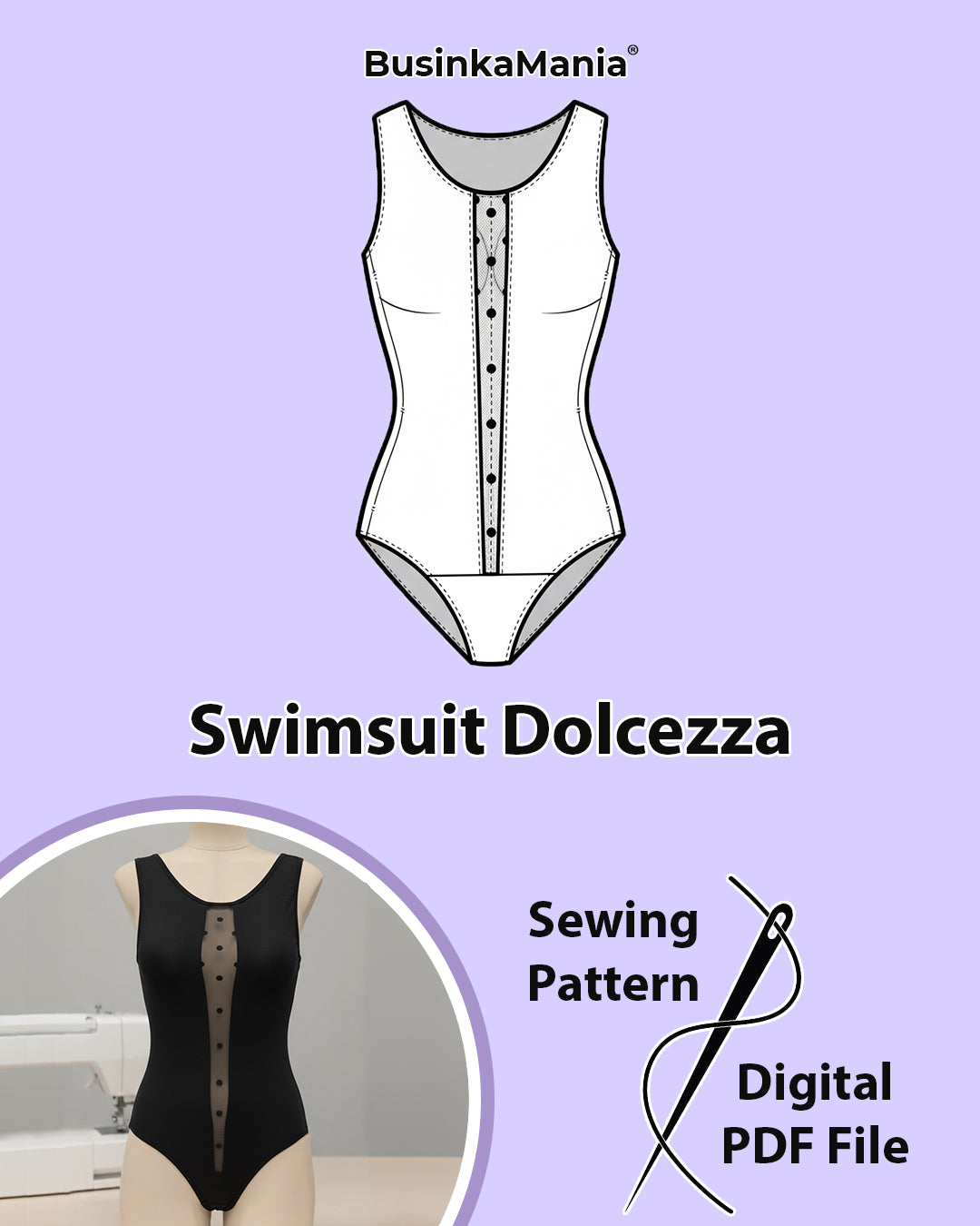 Swimsuit Bodysuit Dolcezza Sewing Pattern