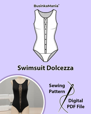 Swimsuit Bodysuit Dolcezza Sewing Pattern