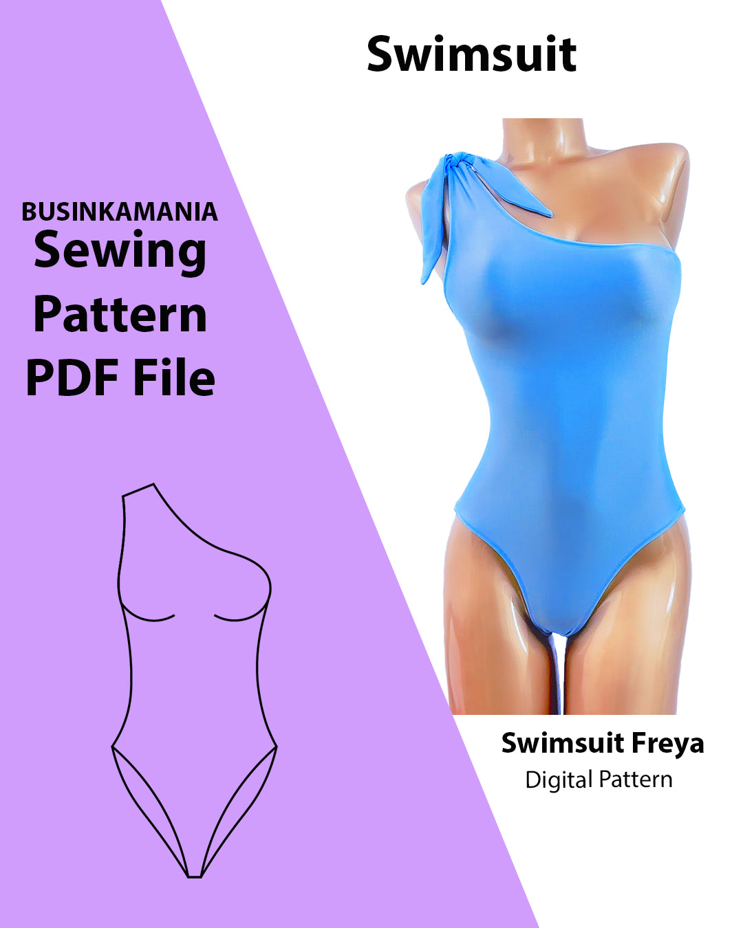 Swimsuit Bodysuit Freya Sewing Pattern