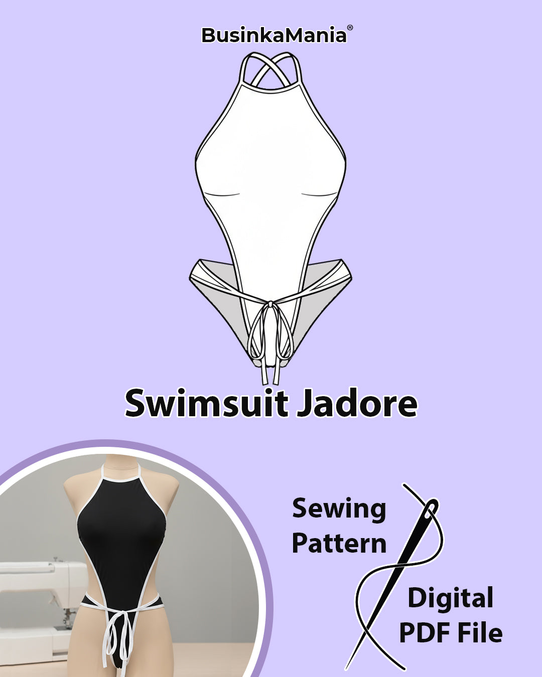 Swimsuit Bodysuit Jadore Sewing Pattern