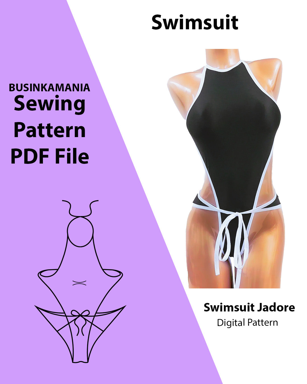 Swimsuit Bodysuit Jadore Sewing Pattern