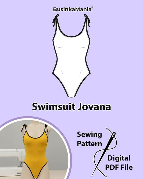 Swimsuit Jovana - PDF Sewing Pattern