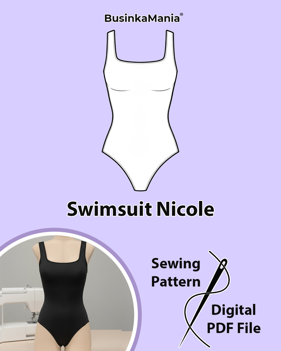 Swimsuit Bodysuit Delightful Sewing Pattern – BusinkaMania