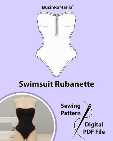 Beginner-Friendly Rubanette Swimwear Sewing Pattern