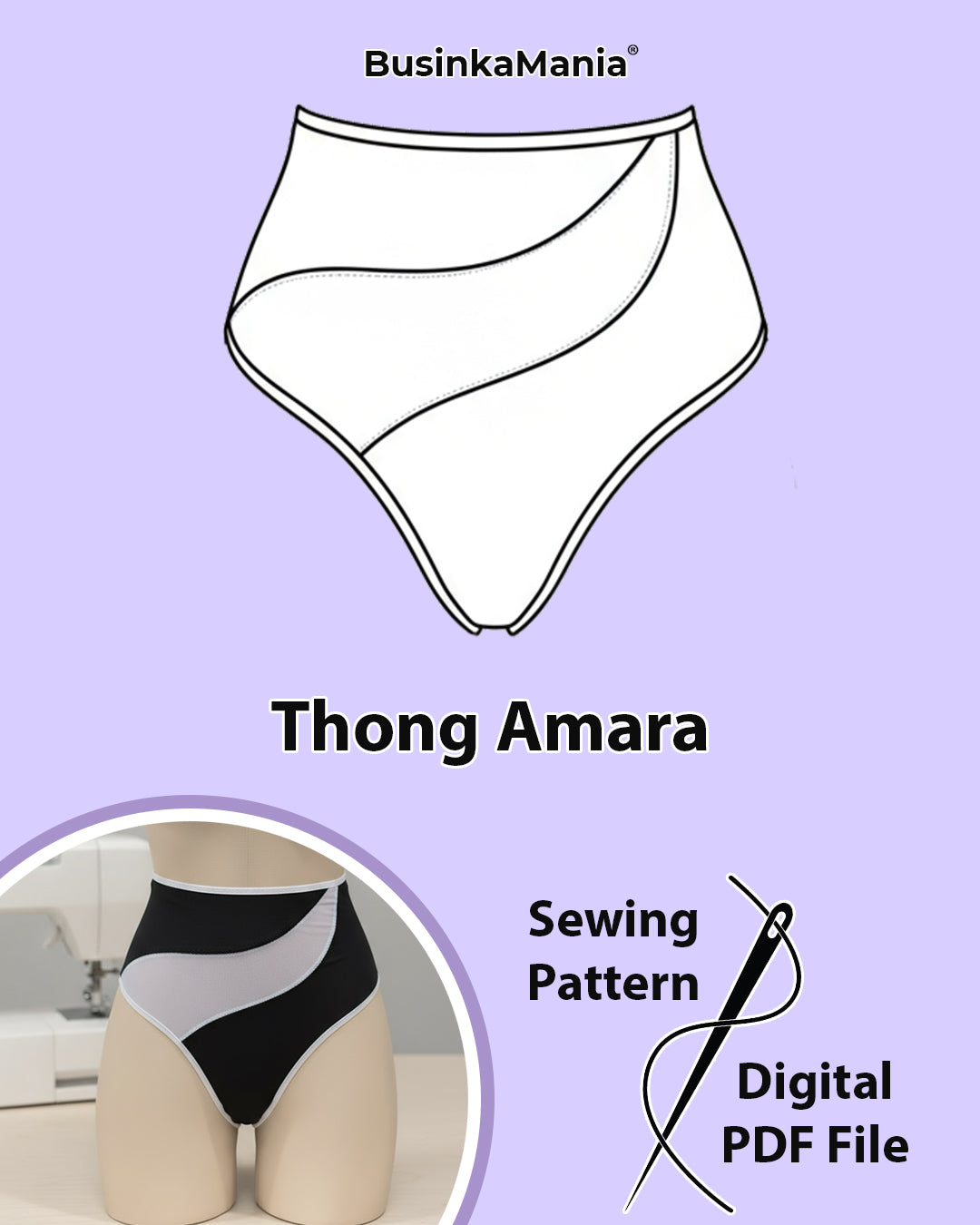 Tanga-Amara-Schnittmuster