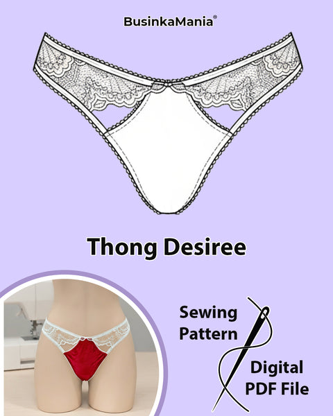 Tanga-Desiree-Schnittmuster