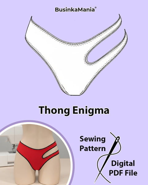 Tanga-Enigma-Schnittmuster