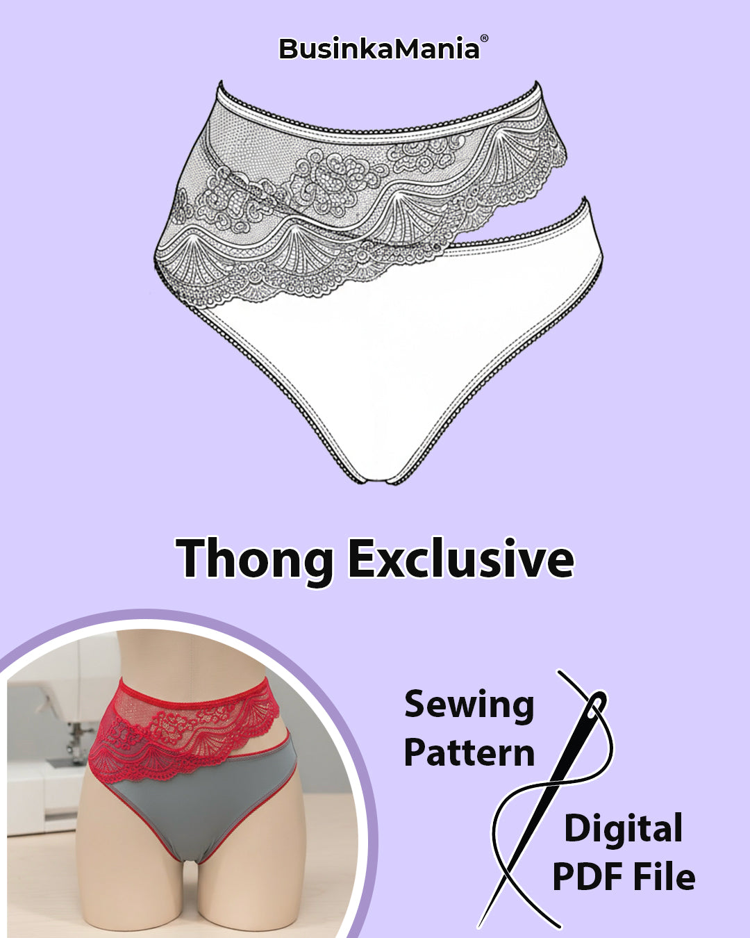 Exklusives Schnittmuster für Tangas