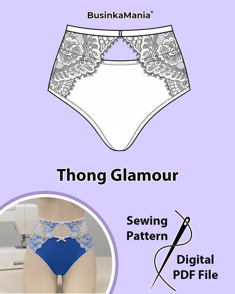 Tanga-Glamour-Schnittmuster