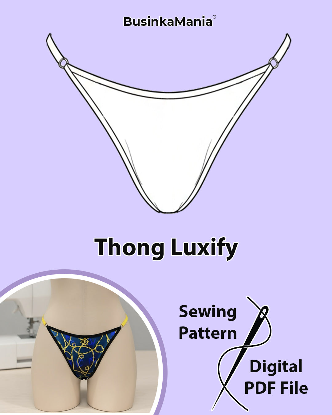 Tanga Luxify Schnittmuster