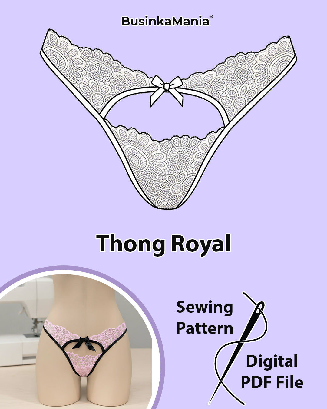 Tanga Royal Schnittmuster