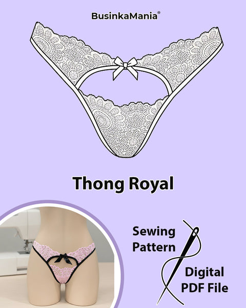 Tanga Royal Schnittmuster