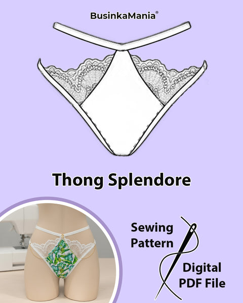 Schnittmuster für Thong Splendore