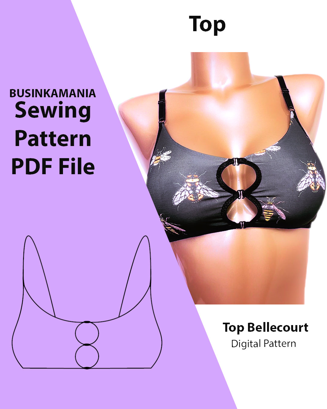 Top Bellecourt Sewing Pattern
