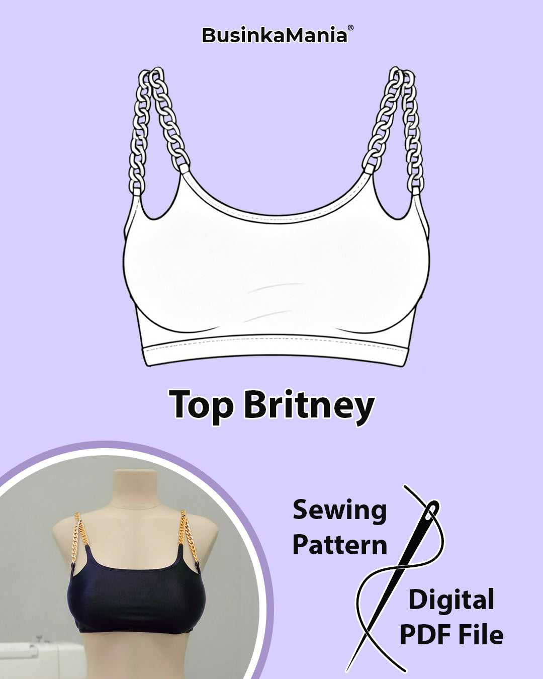 Top Britney Sewing Pattern