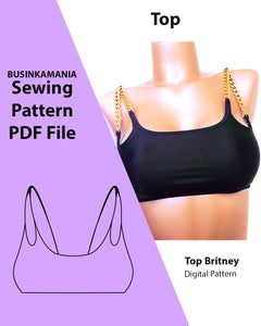 Top Britney Sewing Pattern