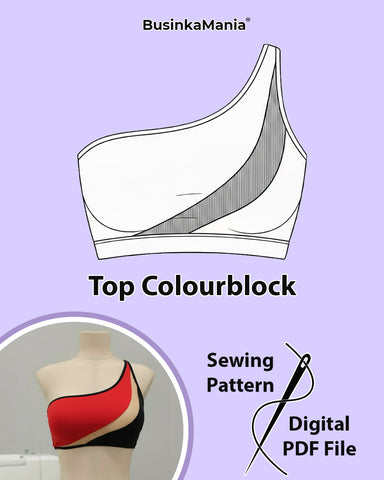 Top ColourBlock Sewing Pattern