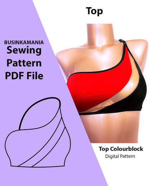 Top ColourBlock Sewing Pattern