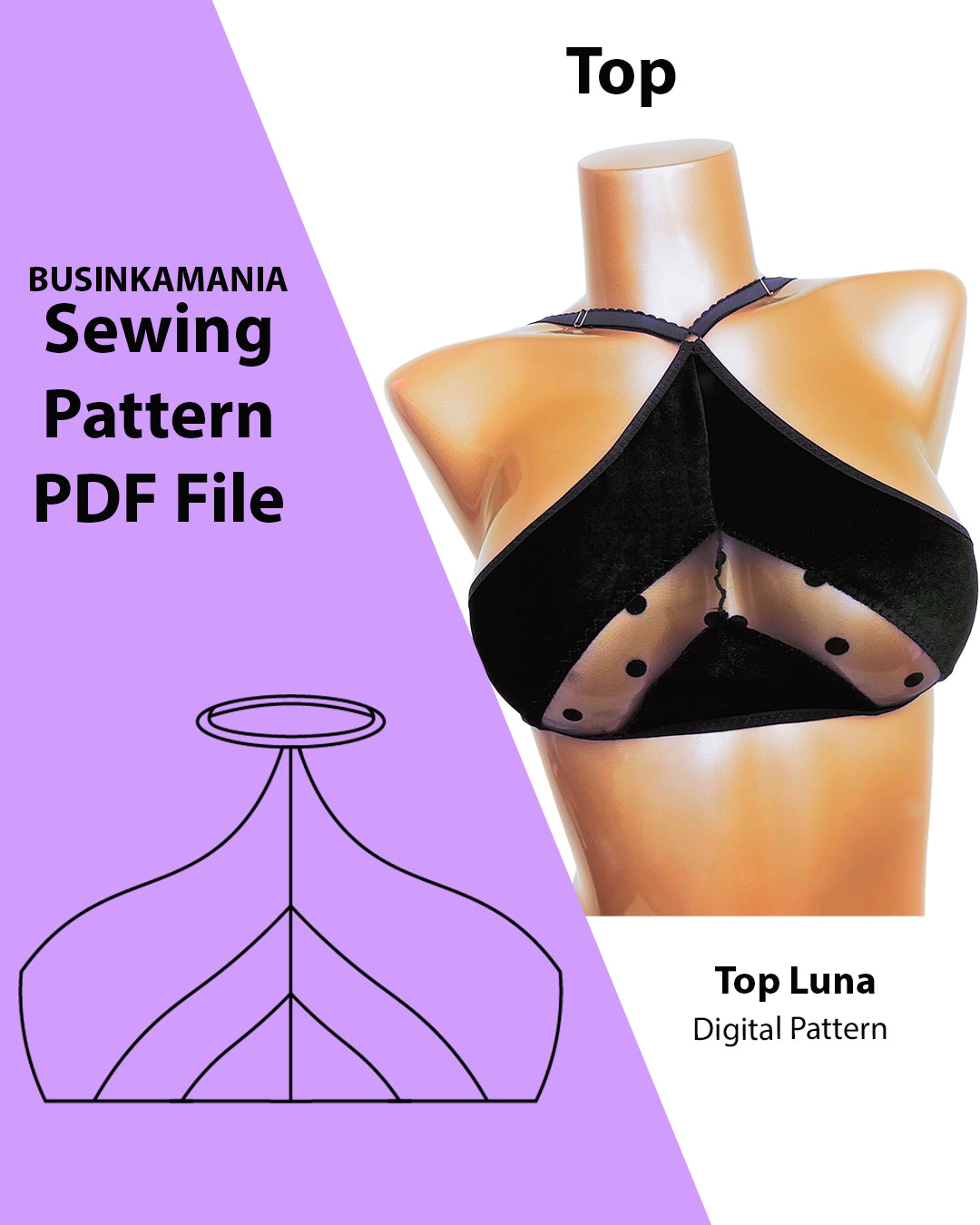 Top Luna Sewing Pattern