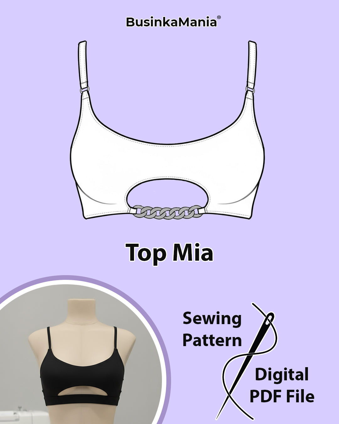 Top Mia Sewing Pattern