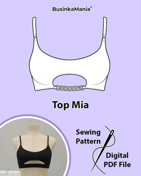 Top Mia Sewing Pattern