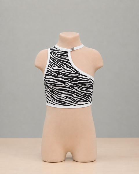 Girls’ Asymmetric Crop Top "Nonna" Sewing Pattern for Kids - PDF Download