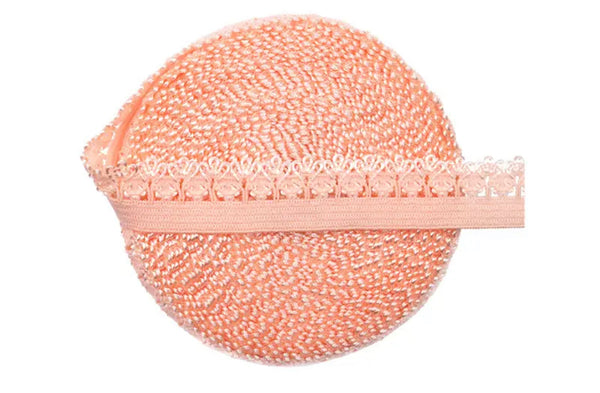 13 mm Picot Loop Crown Rüschen Spitzenbesatz Gummibänder für Unterwäsche, Dessous, DIY Nähen und Basteln