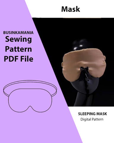 Sleeping Mask Sewing Pattern