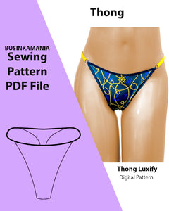 Thong Luxify Sewing Pattern