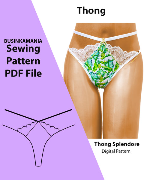 Thong Splendore Sewing Pattern