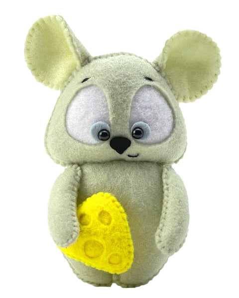Patrón de costura de juguete de fieltro Mouse 2