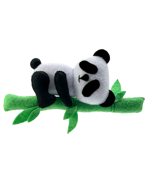 Schnittmuster für Filzspielzeug Panda 1