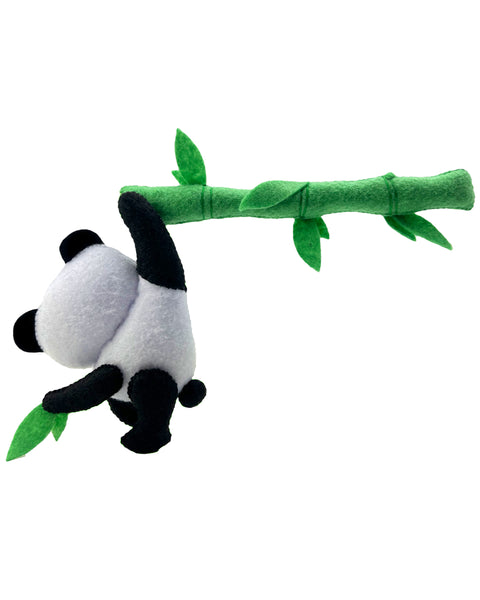 Schnittmuster für Filzspielzeug Panda 2
