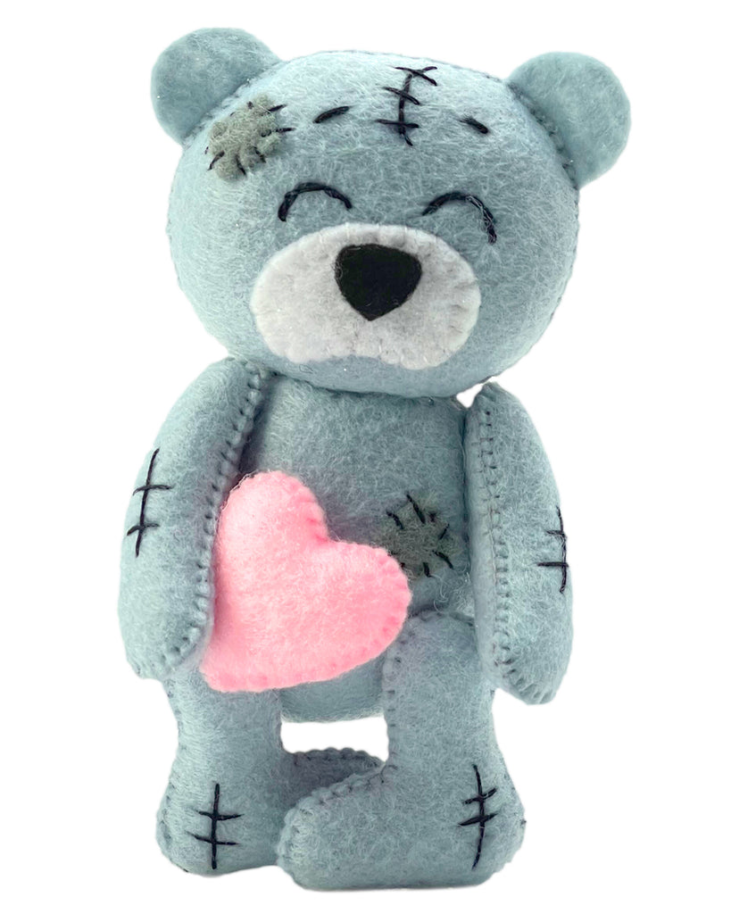 Ted Felt Pattern Teddy 1 Felt Toy Sewing Pattern – BusinkaMania